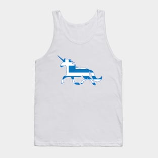 Greek Unicorn Tank Top